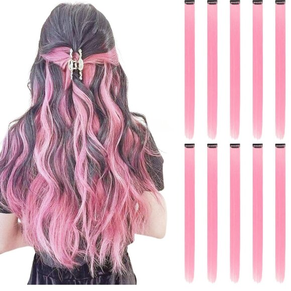 Hair Extensions Clip in 10 Pieces 22 Inch Long - Picture 4 of 9